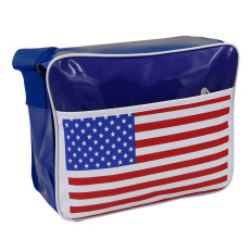 Country Flags Postman School Laptop Carry Shoulder Bag USA Country Flags Postman School Laptop Carry Shoulder Bag USA